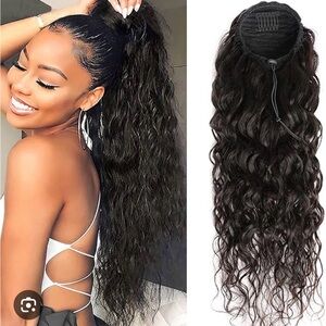 BRAND NEW dark brown pony extension